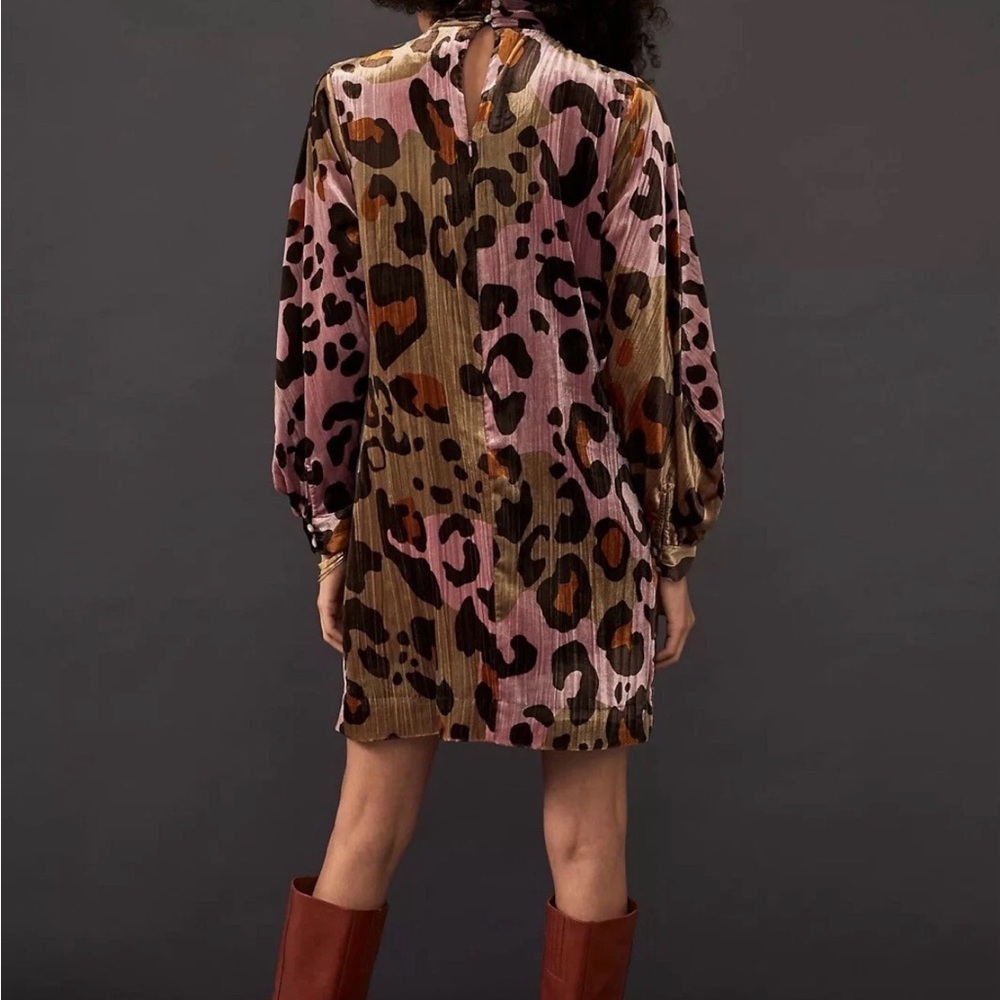 NWOT Anthropologie Maeve Eleanor Velvet Tunic Dress sz. 6 - Picture 2 of 10